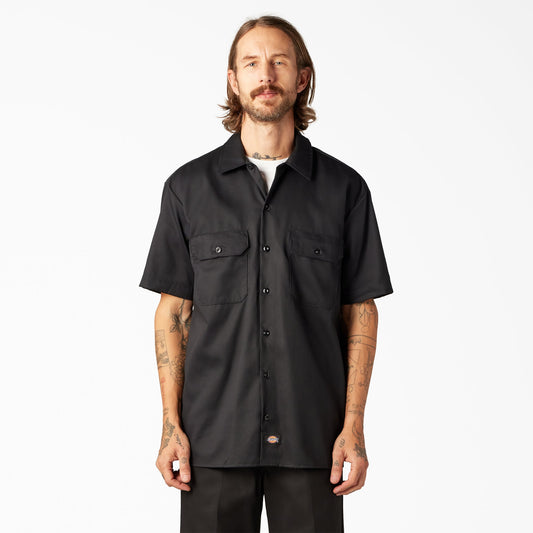 FLEX Relaxed Fit Short Sleeve Work Shirt - Dickies Smart Buy