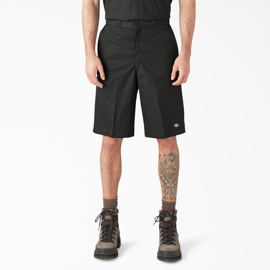 Loose Fit Flat Front Work Shorts, 13" - Dickies Special Offer