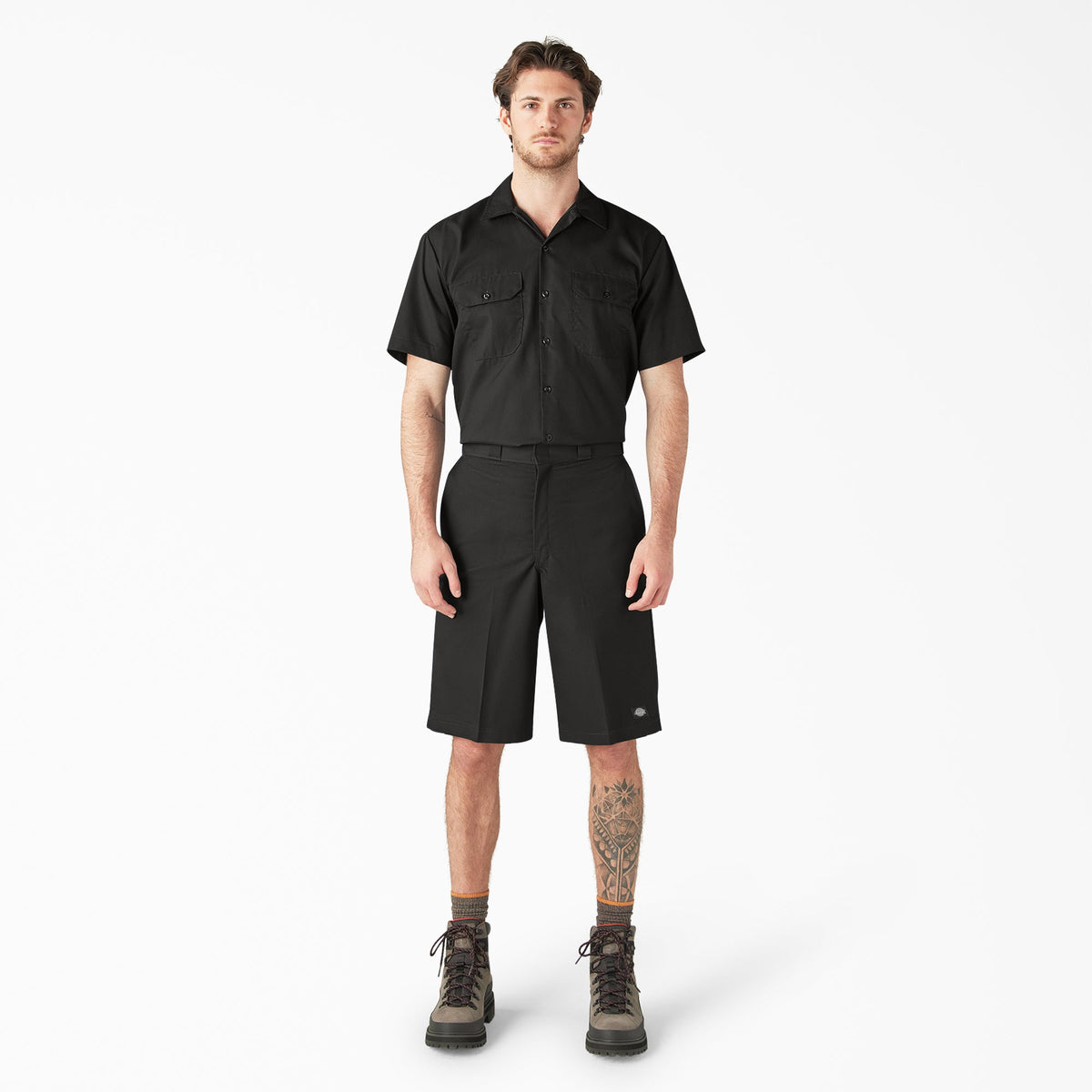 Loose Fit Flat Front Work Shorts, 13" - Dickies Special Offer