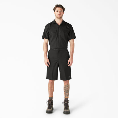 Loose Fit Flat Front Work Shorts, 13" - Dickies Special Offer