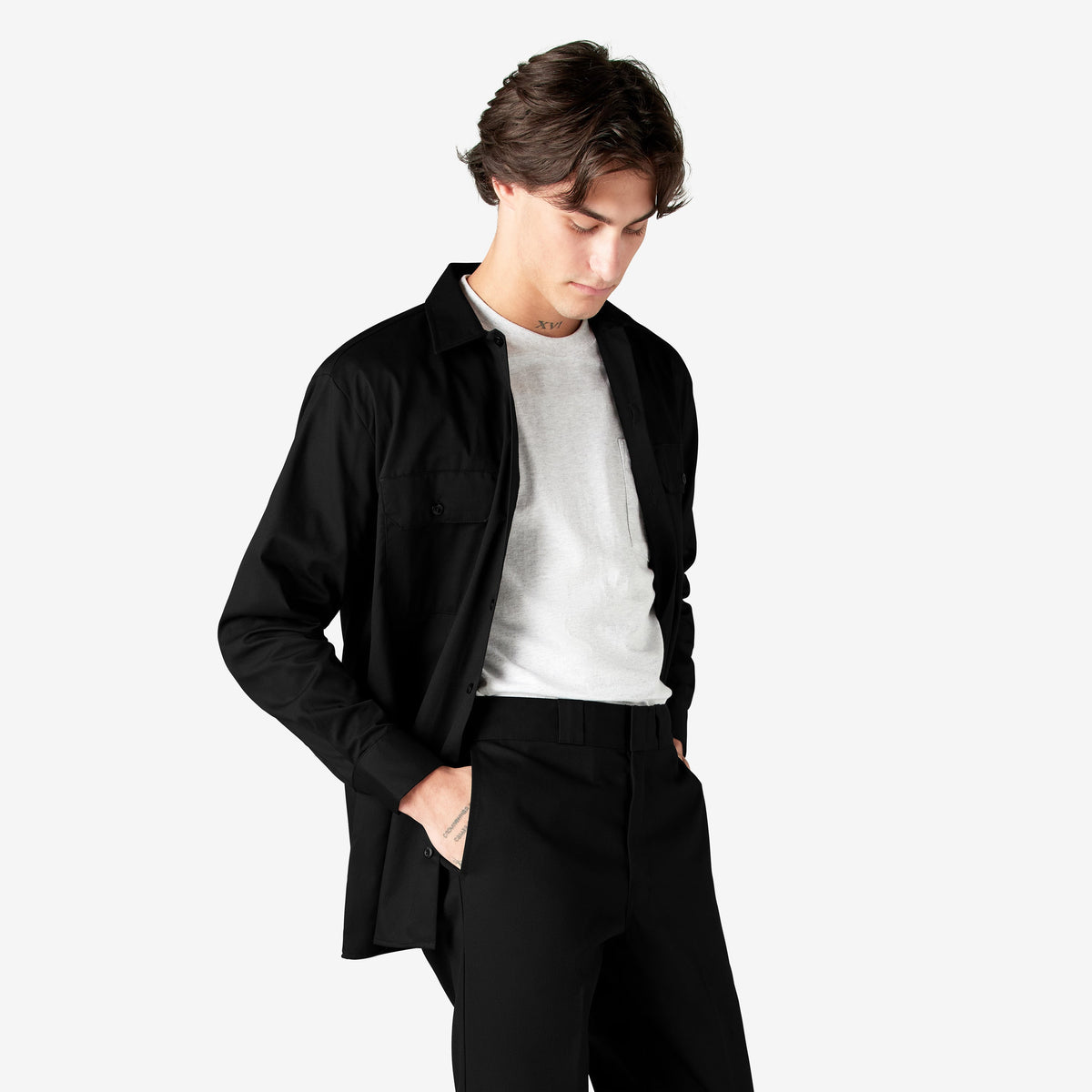 Long Sleeve Work Shirt - Dickies Great Value