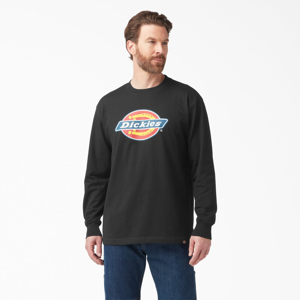 Tri-Color Logo Graphic Long Sleeve T-Shirt - Dickies Trusted