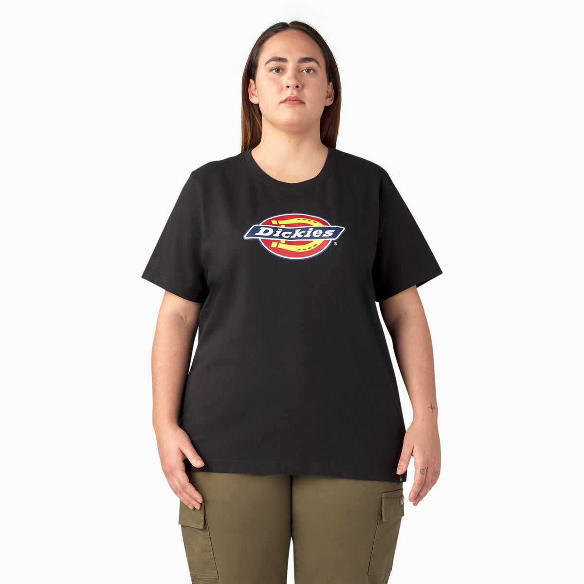 Women's Plus Heavyweight Logo T-Shirt - Dickies Premium