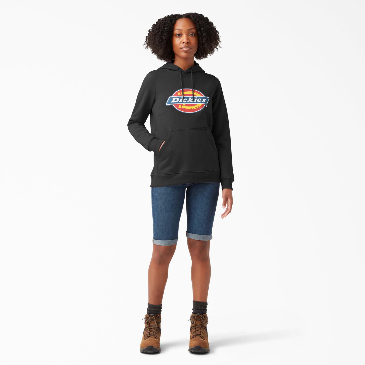 Women's Water Repellent Logo Hoodie - Dickies Top Pick
