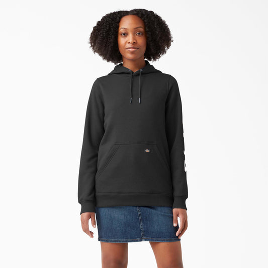 Women's Water Repellent Sleeve Logo Hoodie - Dickies Classic