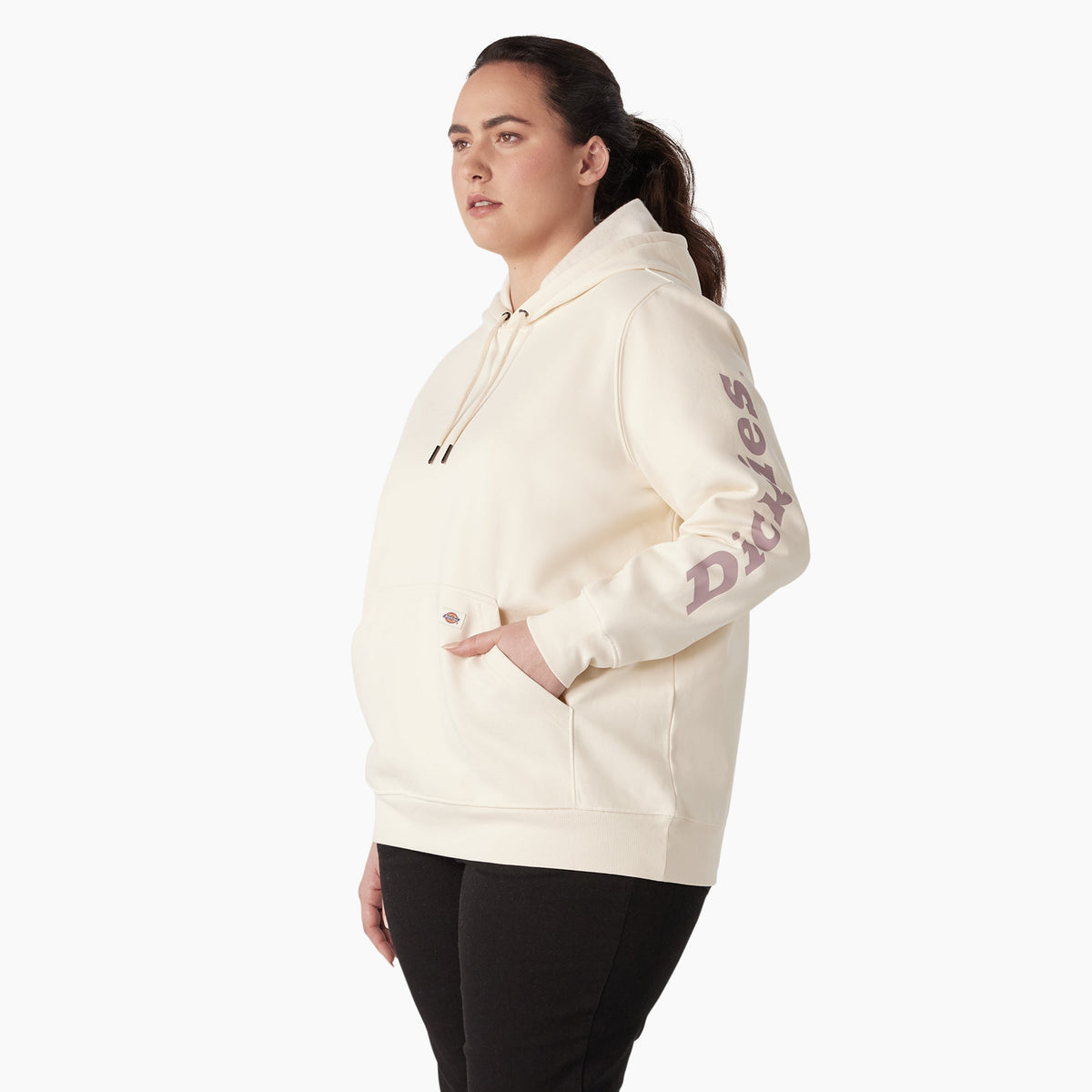Women's Plus Water Repellent Sleeve Logo Hoodie - Dickies Hot Sale
