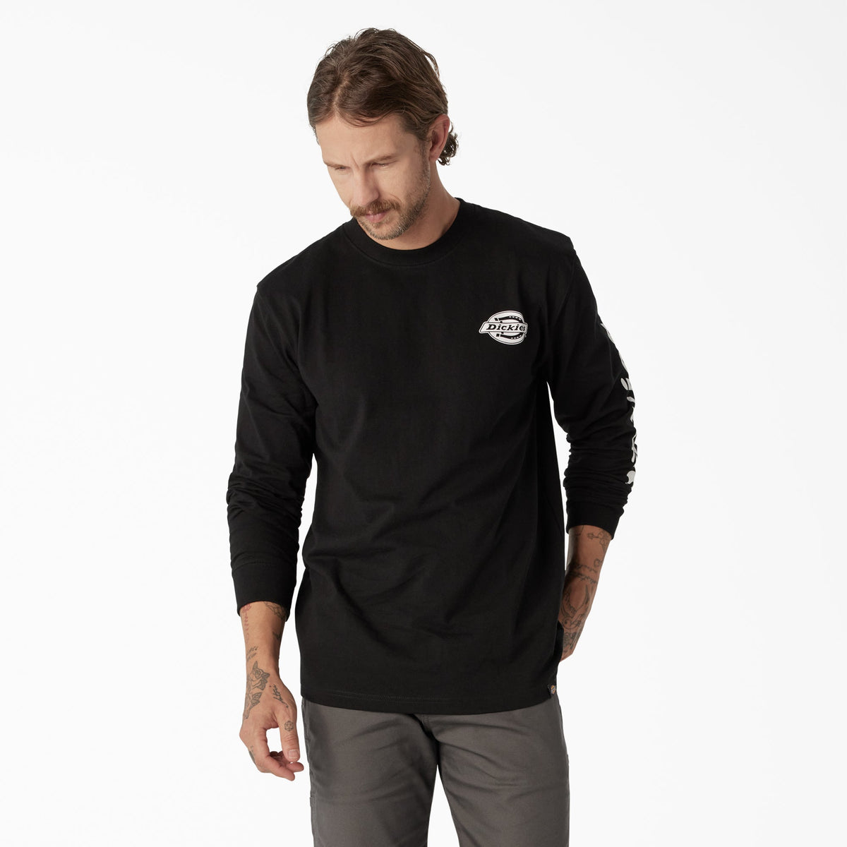 Long Sleeve Heavyweight Logo T-Shirt - Dickies Classic