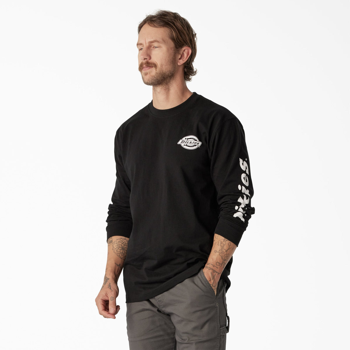 Long Sleeve Heavyweight Logo T-Shirt - Dickies Classic