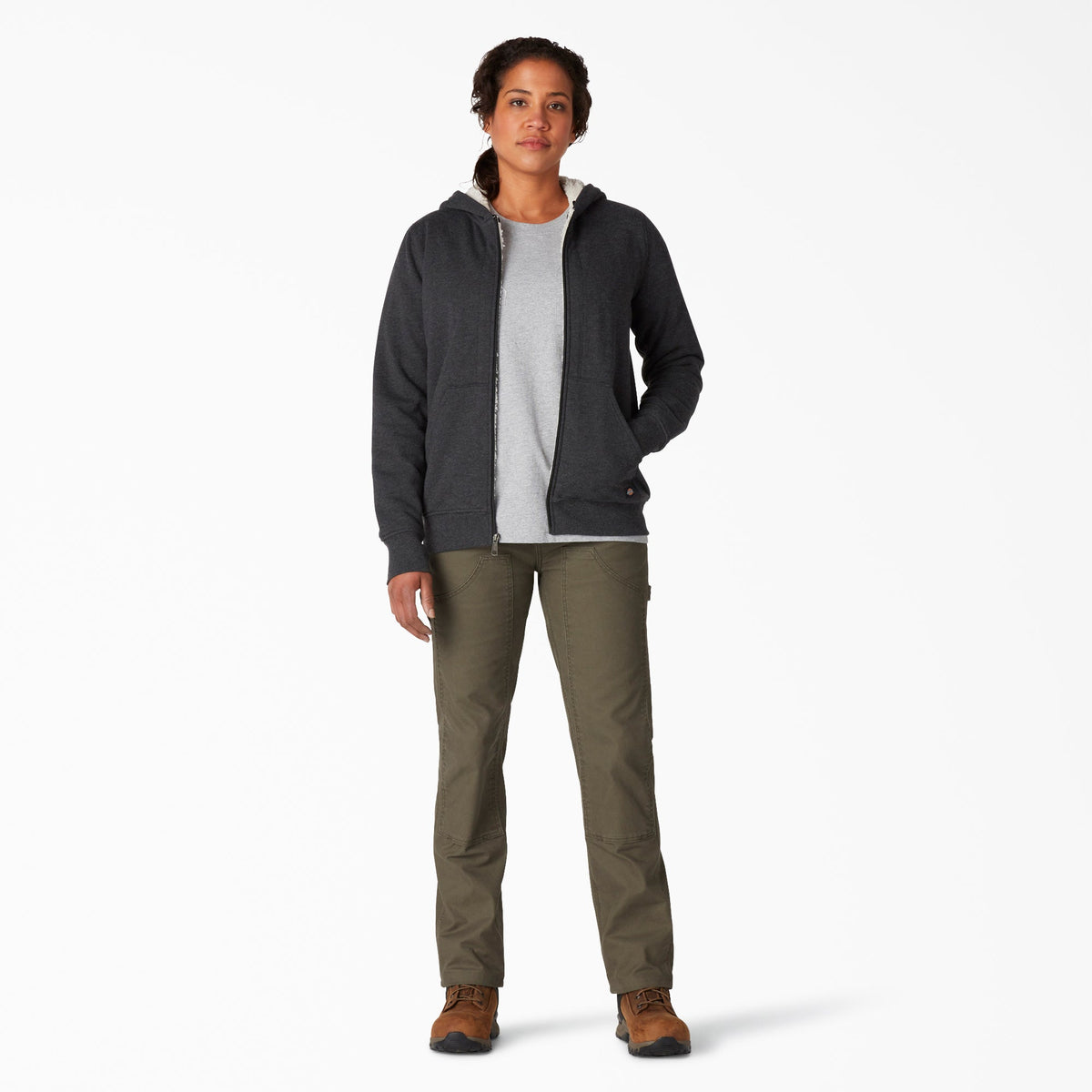 Women's High Pile Fleece Lined Hoodie - Dickies Hot Sale