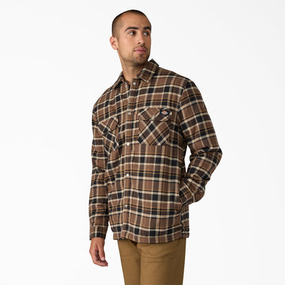 Water Repellent Fleece-Lined Flannel Shirt Jacket - Dickies Popular