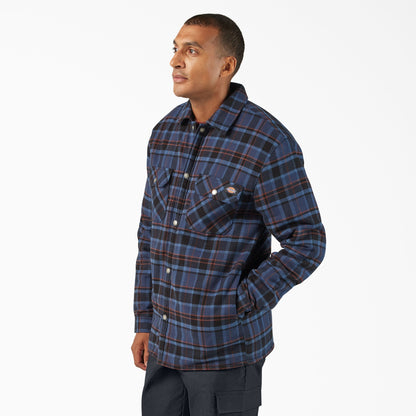 Water Repellent Fleece-Lined Flannel Shirt Jacket - Dickies Discount