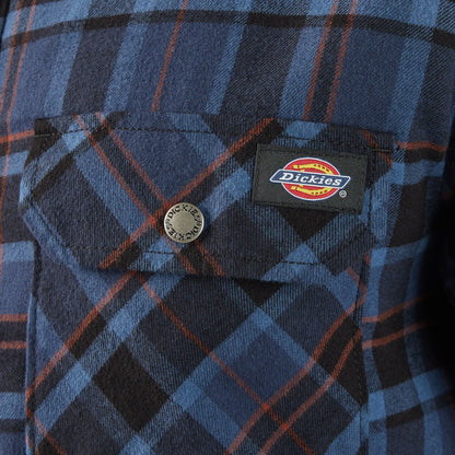 Water Repellent Fleece-Lined Flannel Shirt Jacket - Dickies Discount