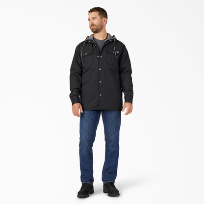 Water Repellent Duck Hooded Shirt Jacket - Dickies Popular
