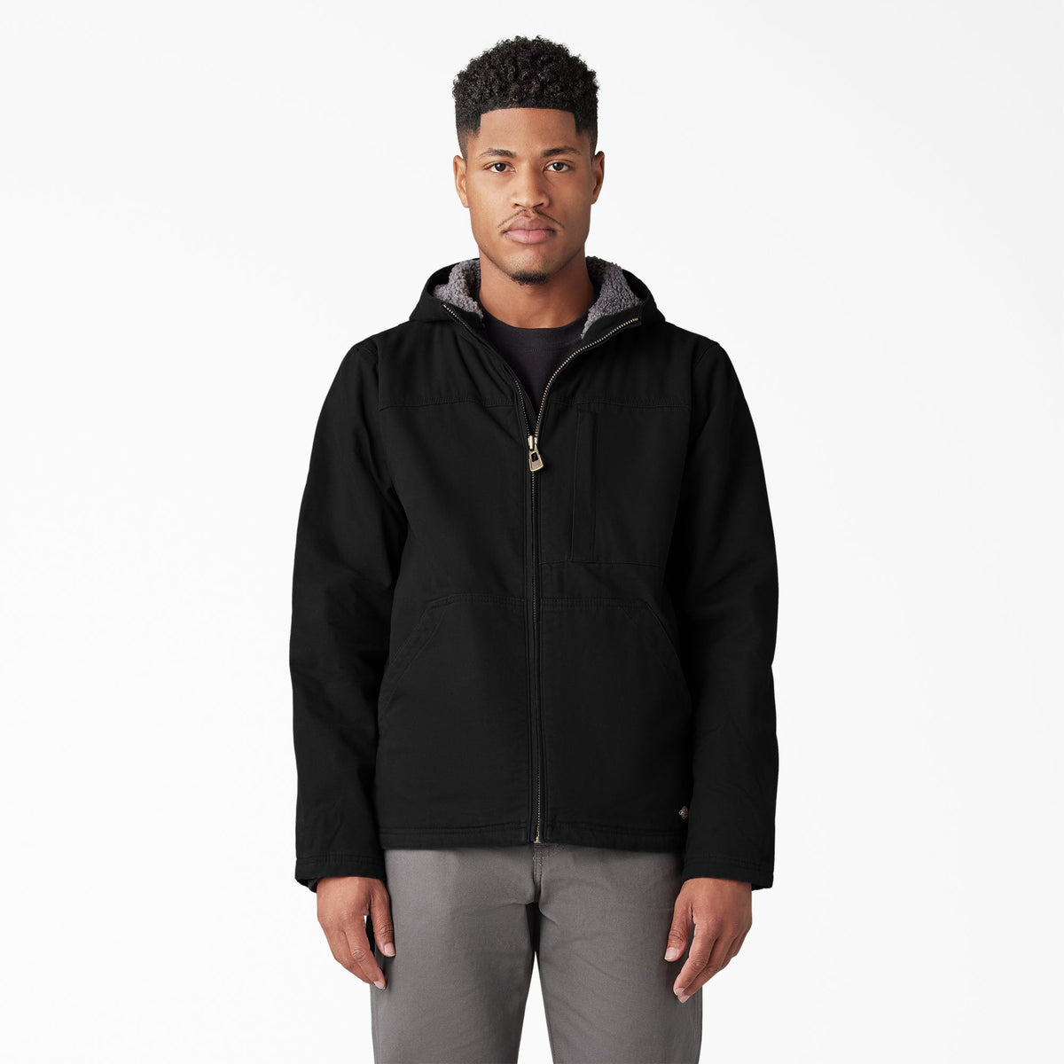 Duck Canvas High Pile Fleece Lined Jacket - Dickies Special Offer