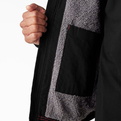 Duck Canvas High Pile Fleece Lined Jacket - Dickies Special Offer