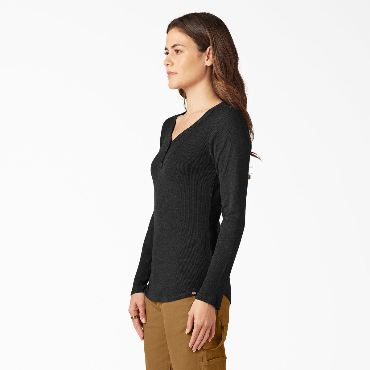 Women's Henley Long Sleeve Shirt - Dickies Popular