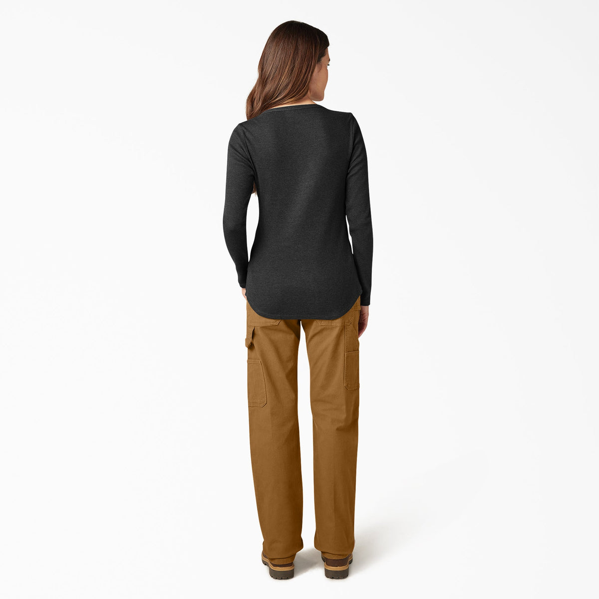 Women's Henley Long Sleeve Shirt - Dickies Popular