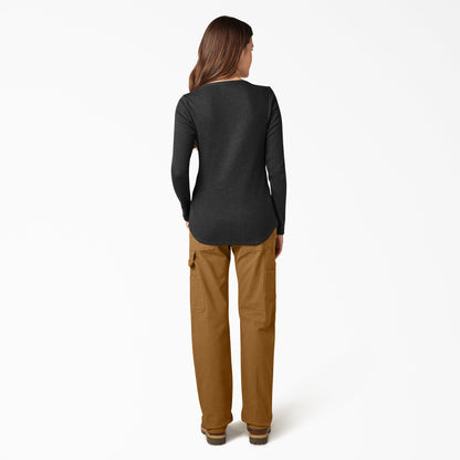 Women's Henley Long Sleeve Shirt - Dickies Popular