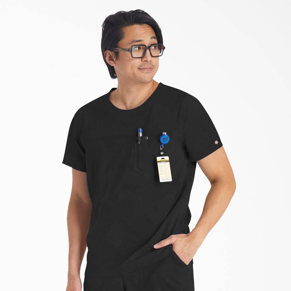Men's EDS NXT Round Neck Scrub Top - Dickies Popular