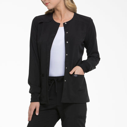Women's EDS Essentials Snap Front Scrub Jacket - Dickies Classic