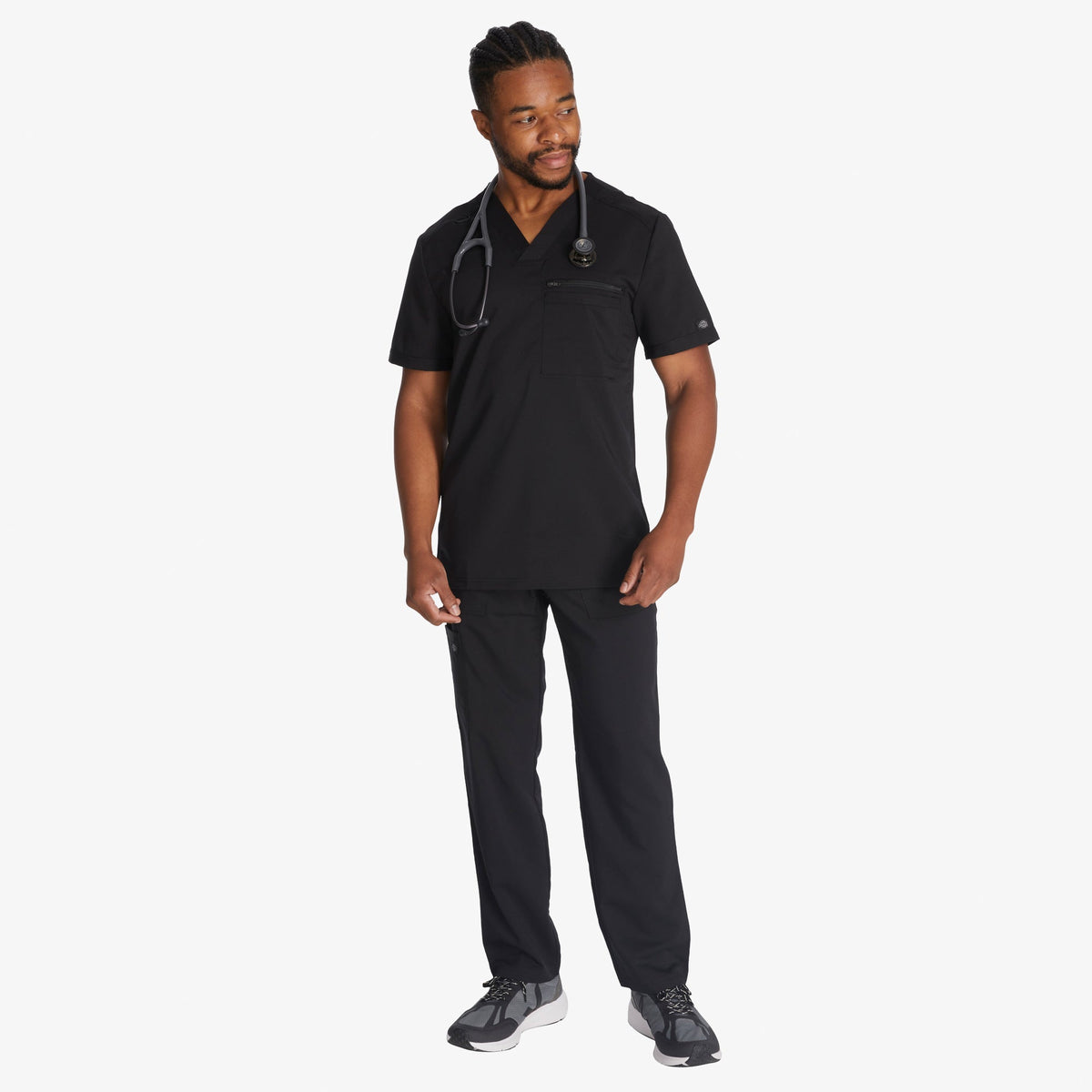 Men's Balance Tuckable V-Neck Scrub Top - Dickies Classic