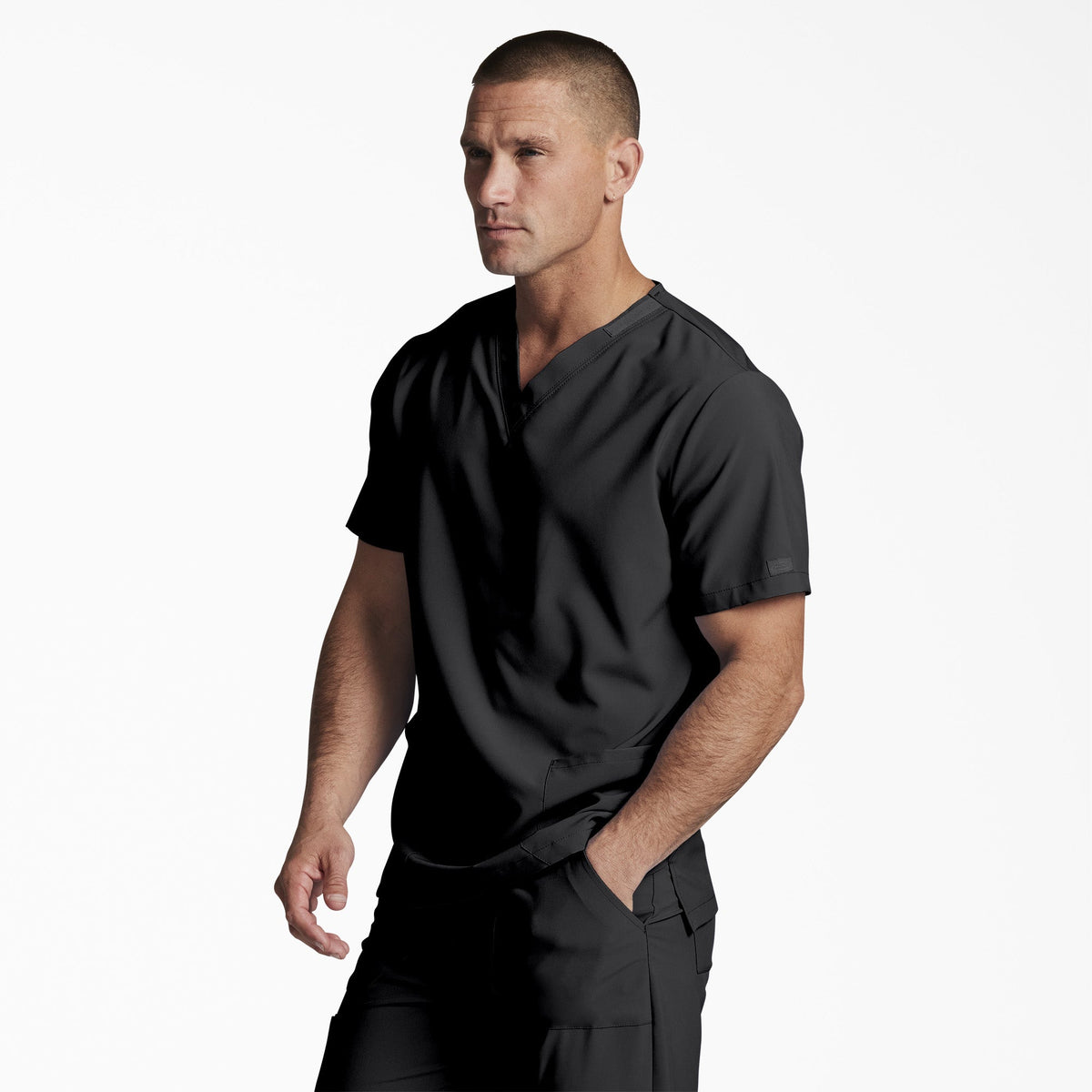 Unisex EDS Essentials V-Neck Scrub Top - Dickies Classic