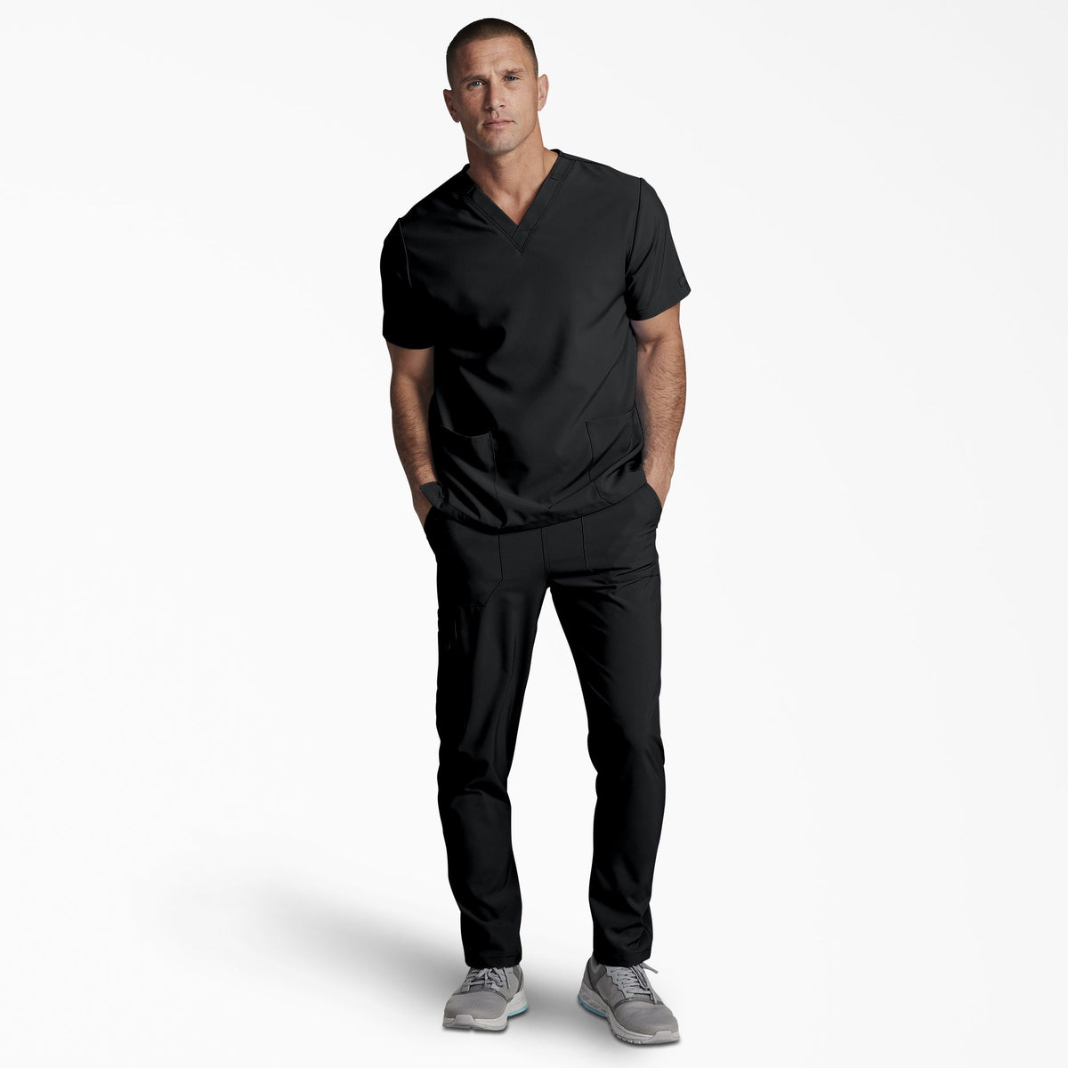 Unisex EDS Essentials V-Neck Scrub Top - Dickies Classic