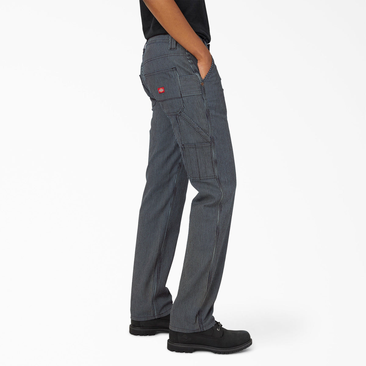 Women's FLEX Relaxed Fit Hickory Stripe Carpenter Pants - Dickies Everyday