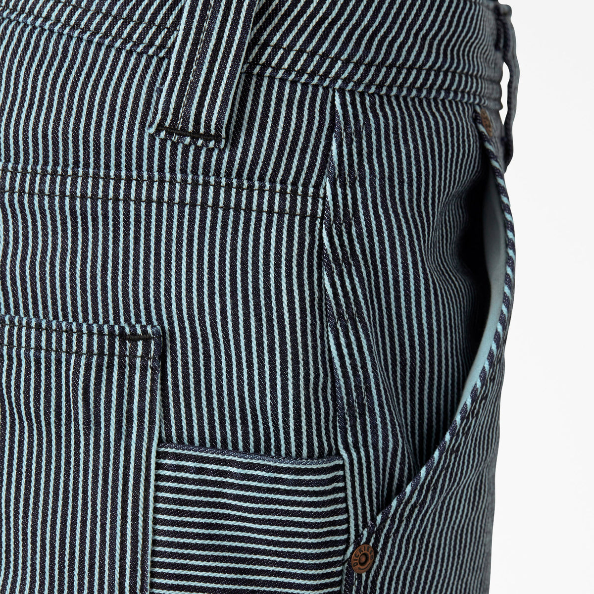 Women's FLEX Relaxed Fit Hickory Stripe Carpenter Pants - Dickies Everyday