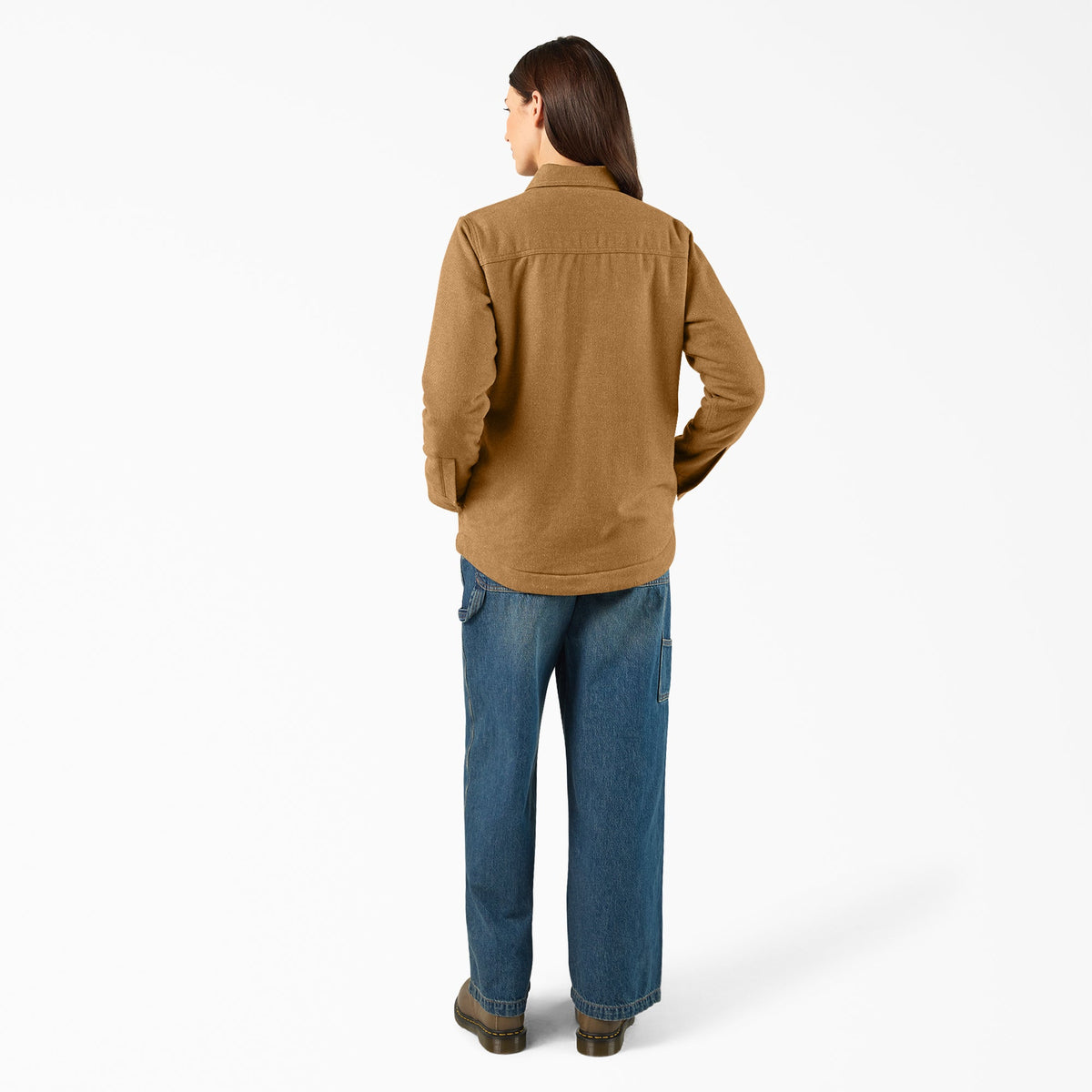 Women's Fleece Lined Flannel Chore Coat - Dickies Premium