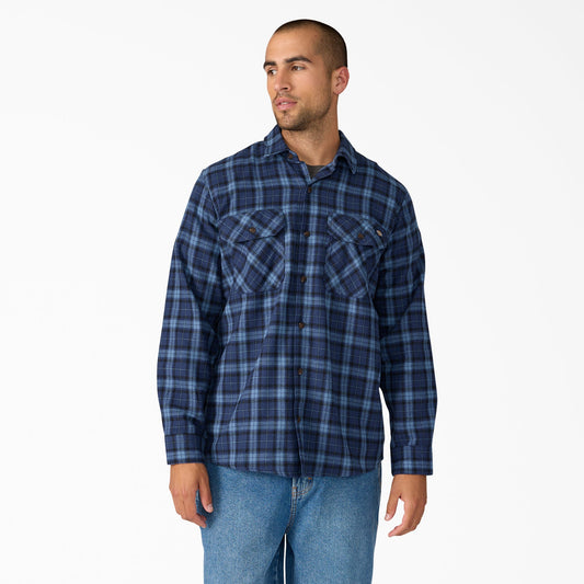 Long Sleeve Flannel Work Shirt - Dickies New