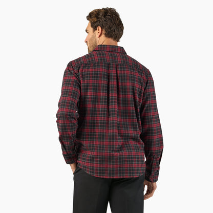 Long Sleeve Flannel Work Shirt - Dickies Special Offer