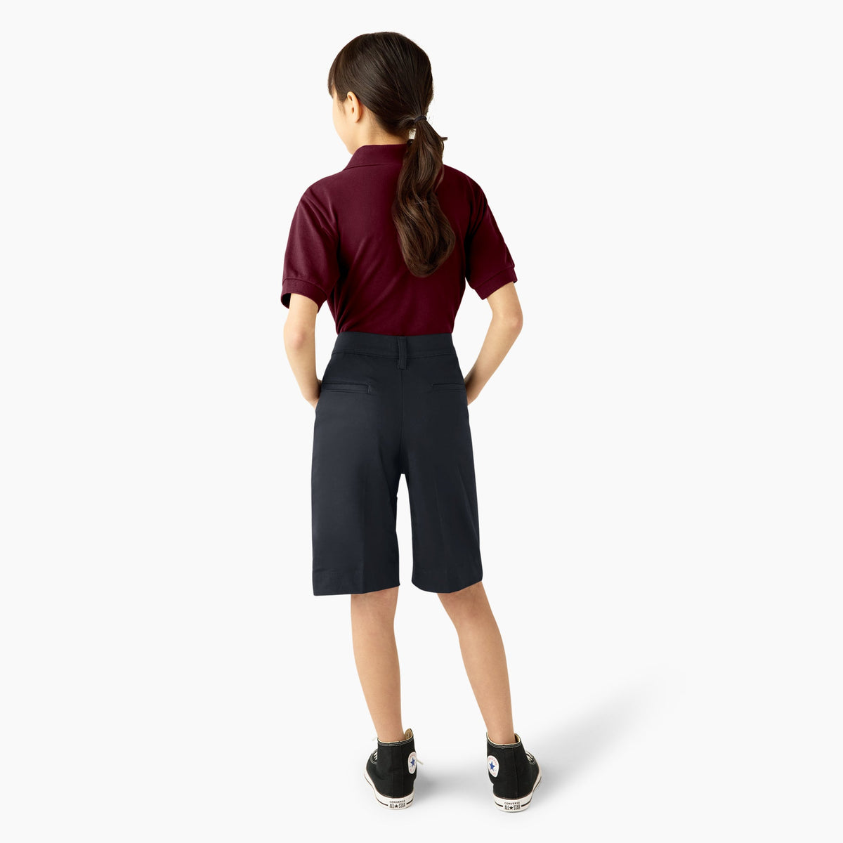 Girls' Classic Fit Bermuda Shorts, 4-20 - Dickies New