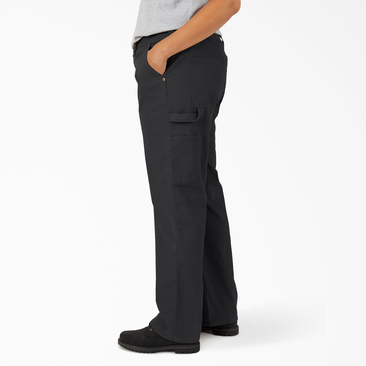 Women's Plus FLEX Relaxed Straight Fit Duck Carpenter Pants - Dickies Best Seller