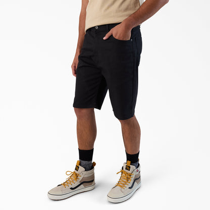 FLEX 5-Pocket Duck Canvas Shorts, 11" - Dickies New