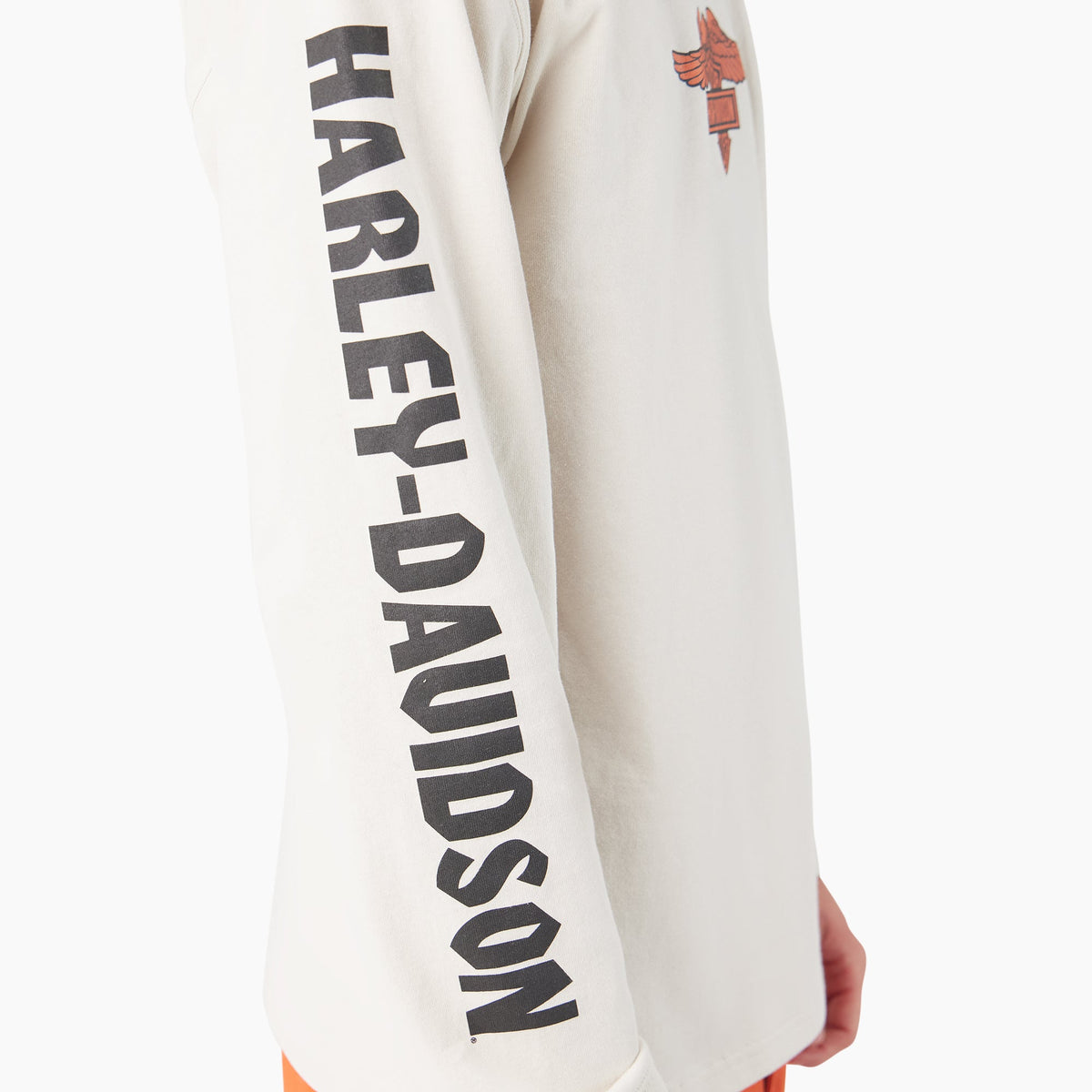 x Harley-Davidson Heavyweight Long Sleeve Eagle Tee - Dickies Special Offer