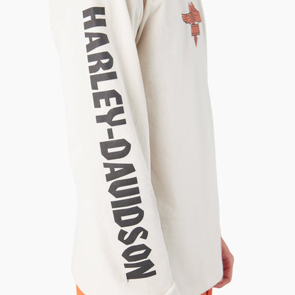 x Harley-Davidson Heavyweight Long Sleeve Eagle Tee - Dickies Special Offer