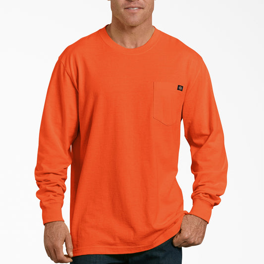 Heavyweight Neon Long Sleeve Pocket T-Shirt - Dickies Latest