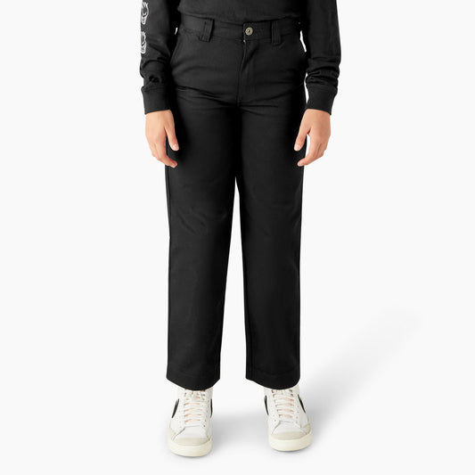 X Spitfire Kid's Flannel Cuff Pants - Dickies Top Pick