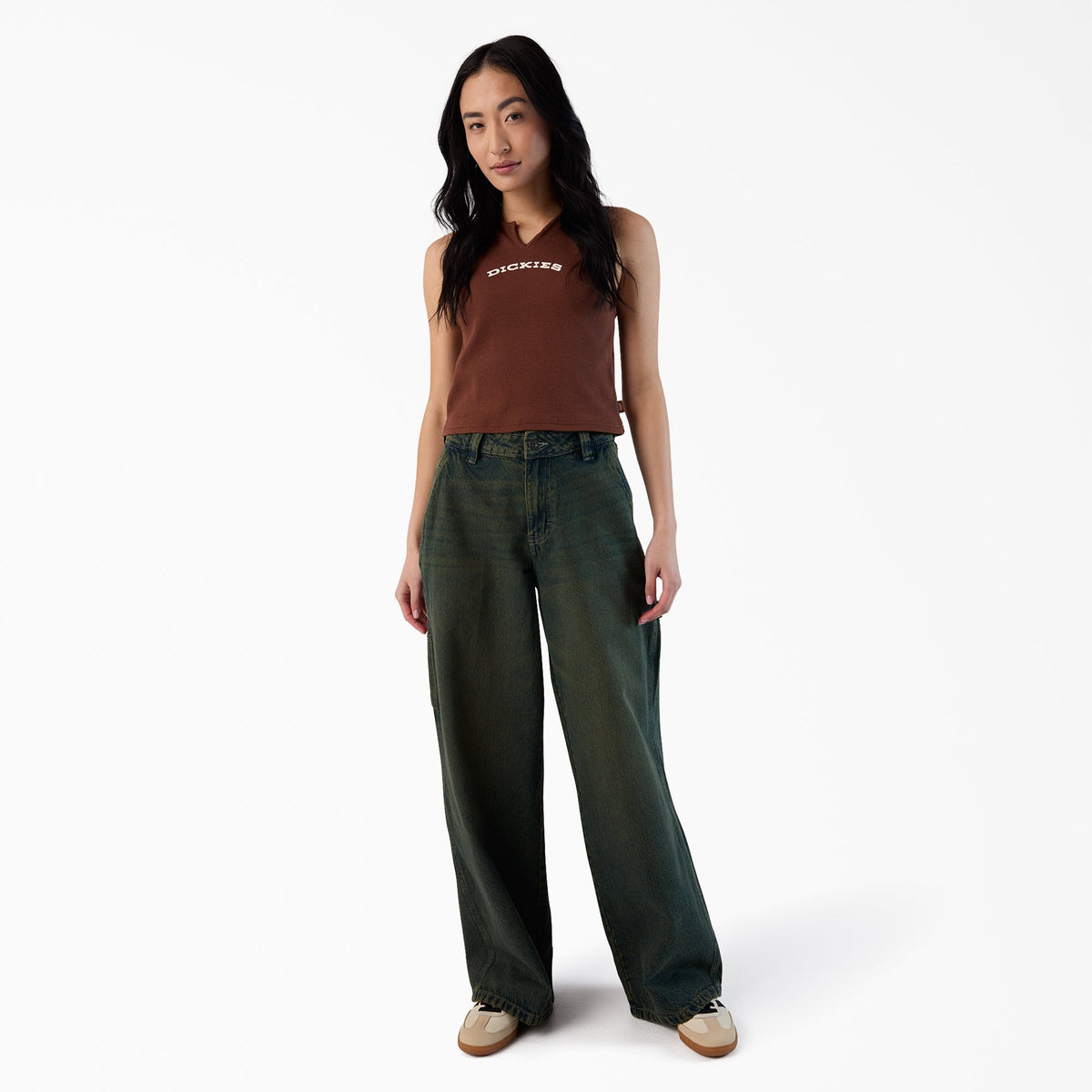 Women's Loose Fit Denim Carpenter Jeans - Dickies Best Seller