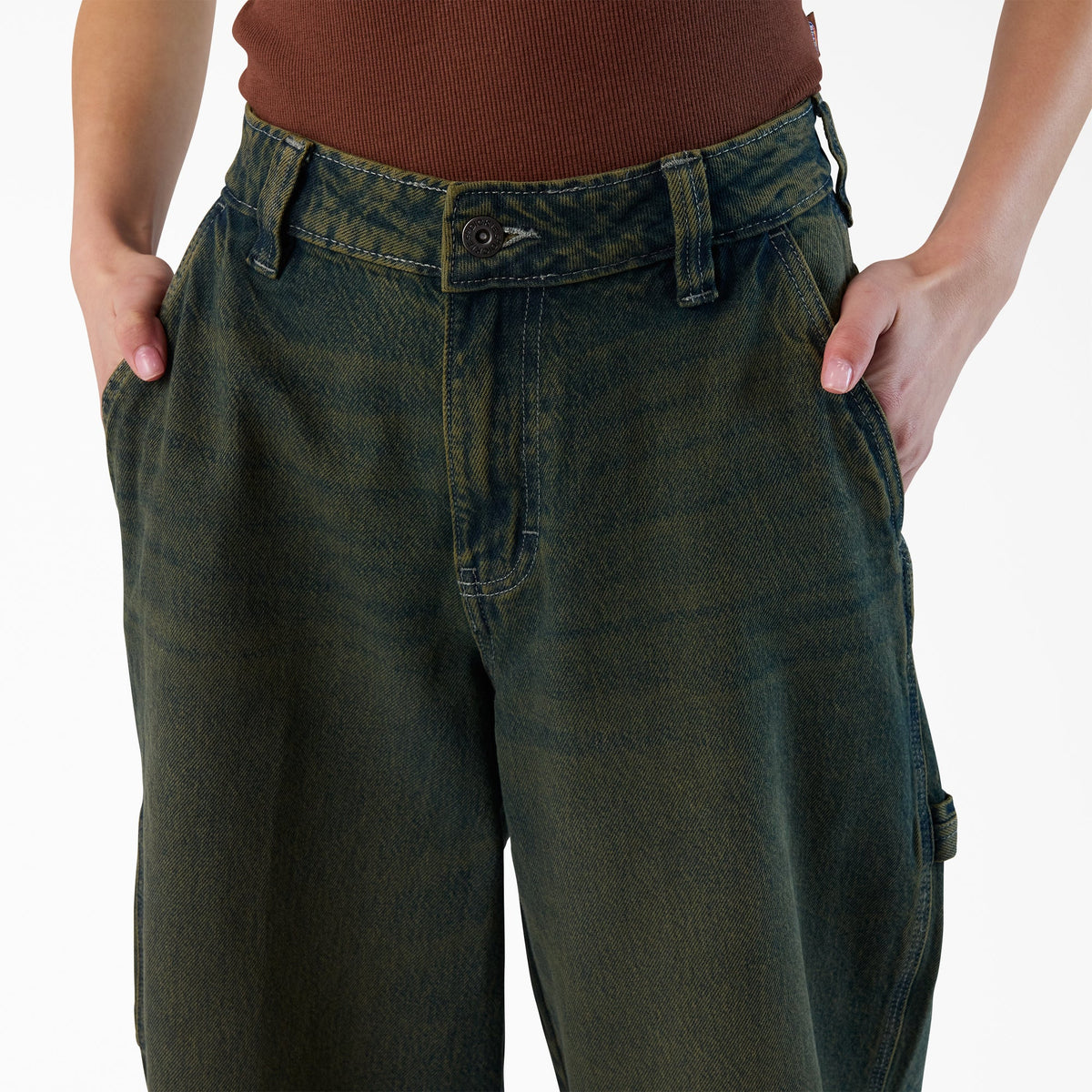 Women's Loose Fit Denim Carpenter Jeans - Dickies Best Seller