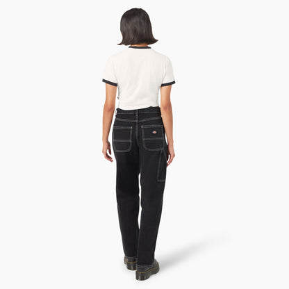 Women's Lewistown Cropped Ringer T-Shirt - Dickies Discount