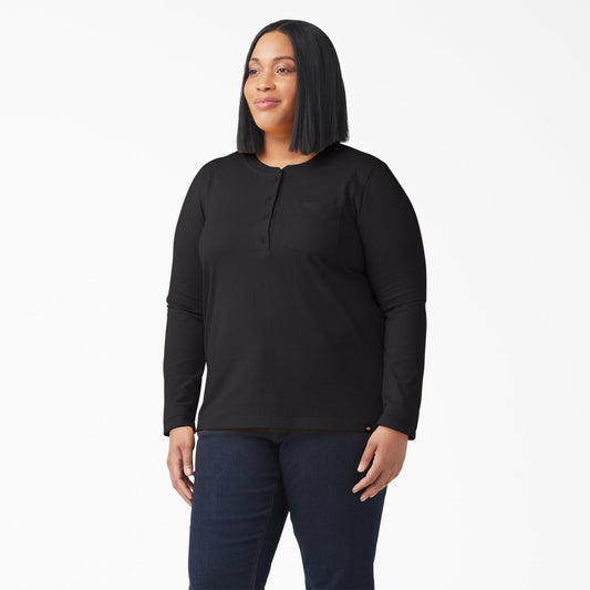 Women's Plus Heavyweight Henley - Dickies Quality