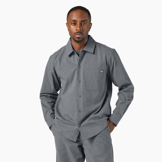 Lima Pinstripe Button-Up Shirt - Dickies Best Seller