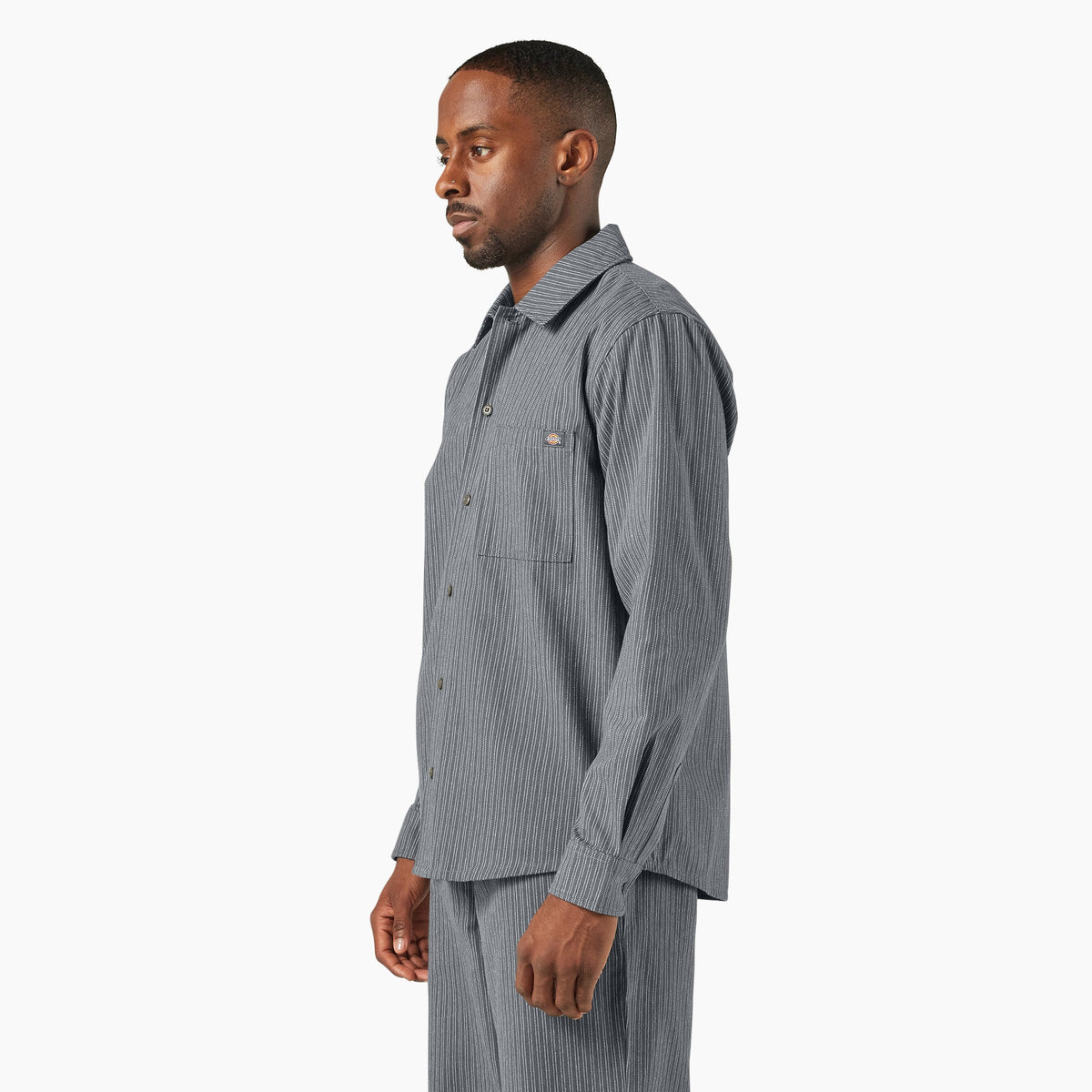 Lima Pinstripe Button-Up Shirt - Dickies Best Seller
