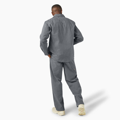 Lima Pinstripe Button-Up Shirt - Dickies Best Seller