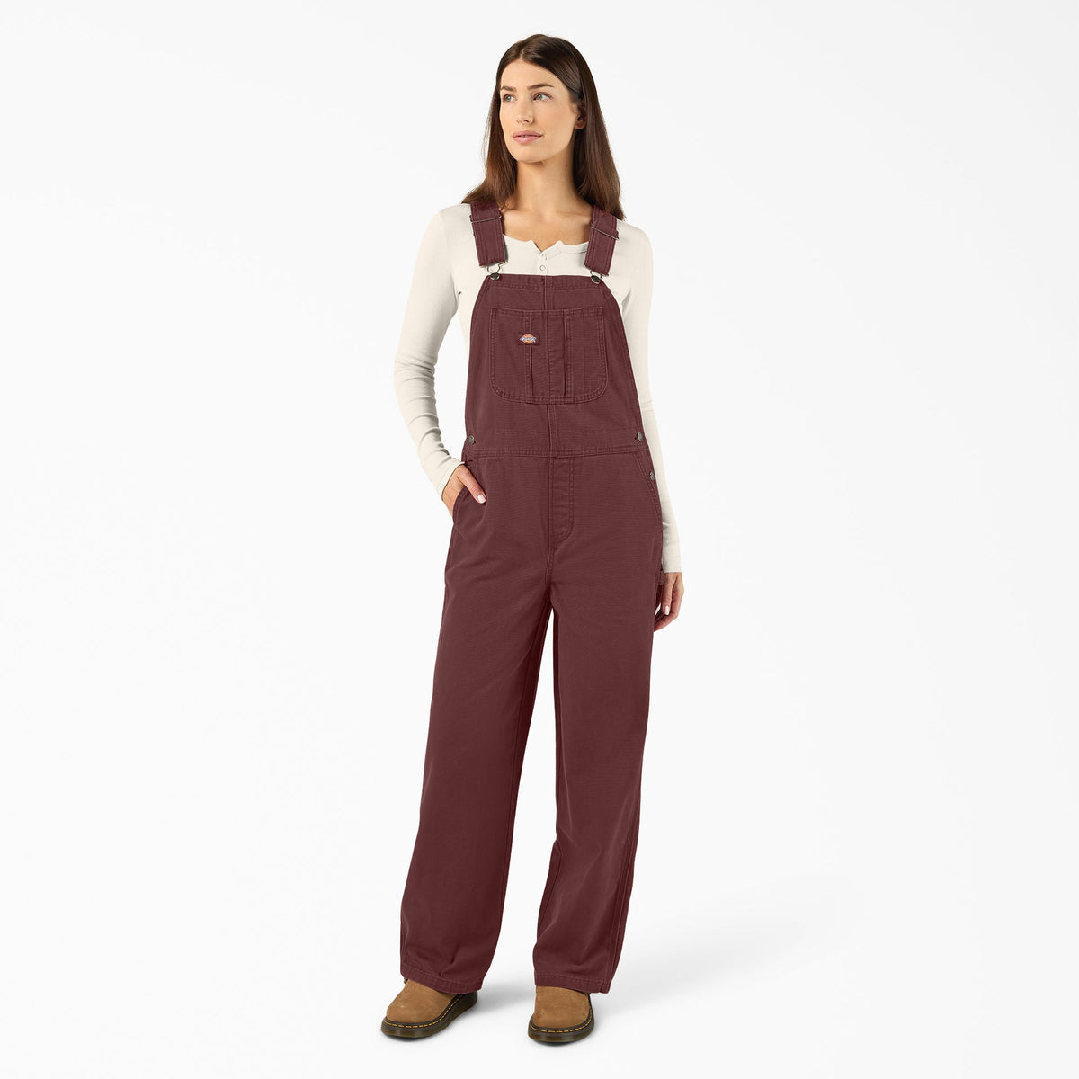 Women's Canvas Bib Overalls - Dickies Essential