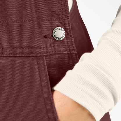 Women's Canvas Bib Overalls - Dickies Essential
